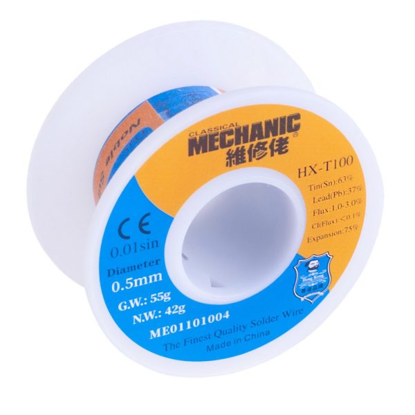 Припій Mechanic HX-T100 (0.5mm / 55g)