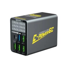 Зарядний пристрій Mechanic C-Power 6C (2 USB + 2 USB QC3.0 + 2 PD USB-C) 50W