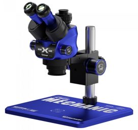 Мікроскоп тринокулярний Mechanic 6558-Elite-B11 (6.5X-58X) з підсвіткою LS3