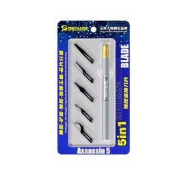 Скальпель / Ніж для зняття мікросхем Mechanic Assassin 5 (5 in 1)