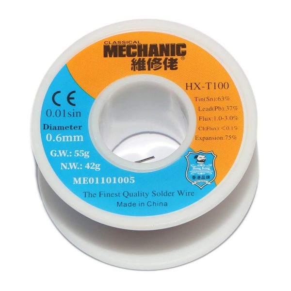 Припій Mechanic HX-T100 (0.6mm / 55g)