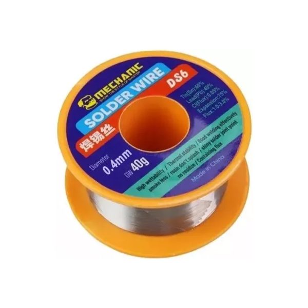 Припій Mechanic DS6 (0.4mm / 40g)