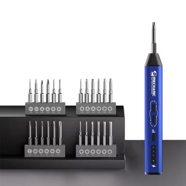 Електрична викрутка Mechanic ES240 (викрутка: 24 насадки, 500mAh)
