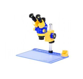 Мікроскоп тринокулярний Mechanic MOS760-iMat Pro Max (7X-60X) з підсвіткою LS3