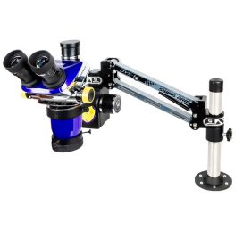 Мікроскоп тринокулярний Mechanic Super X Pro-DVS-1 (6.5-55X) з підсвіткою LS5