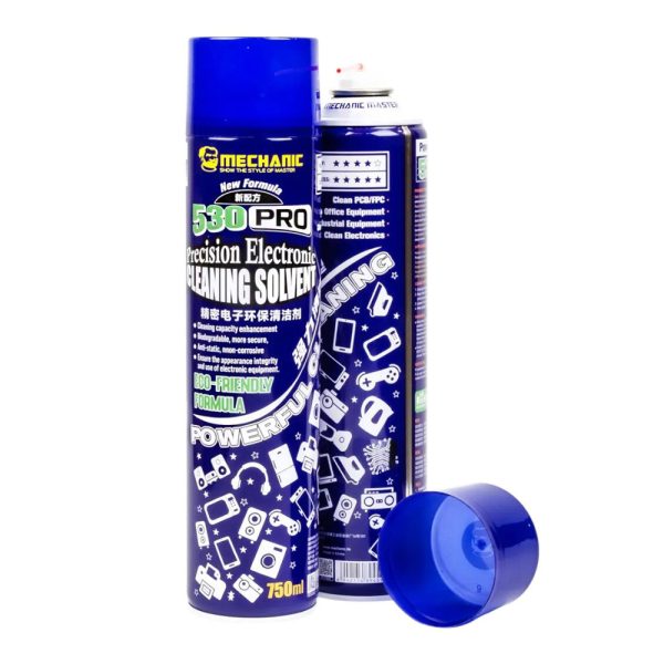 Спрей чистки чутливої електроніки Mechanic 530 Pro (750 мл.)