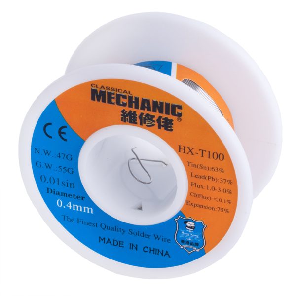 Припій Mechanic HX-T100 (0.4mm / 55g)