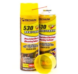 Спрей чистки чутливої електроніки Mechanic 530 (600 мл.) (Жовтий)