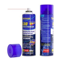 Спрей чистки чутливої електроніки Mechanic 530 (600 мл.) (Синій)