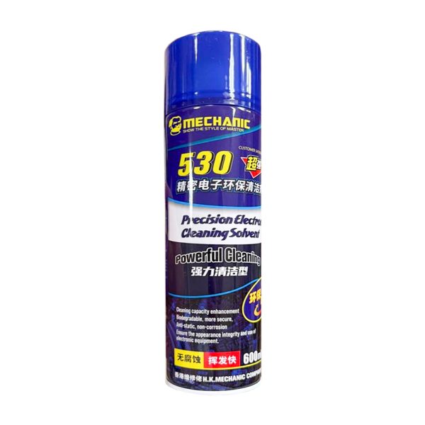 Спрей чистки чутливої електроніки Mechanic 530 (600 мл.) (Чорний)